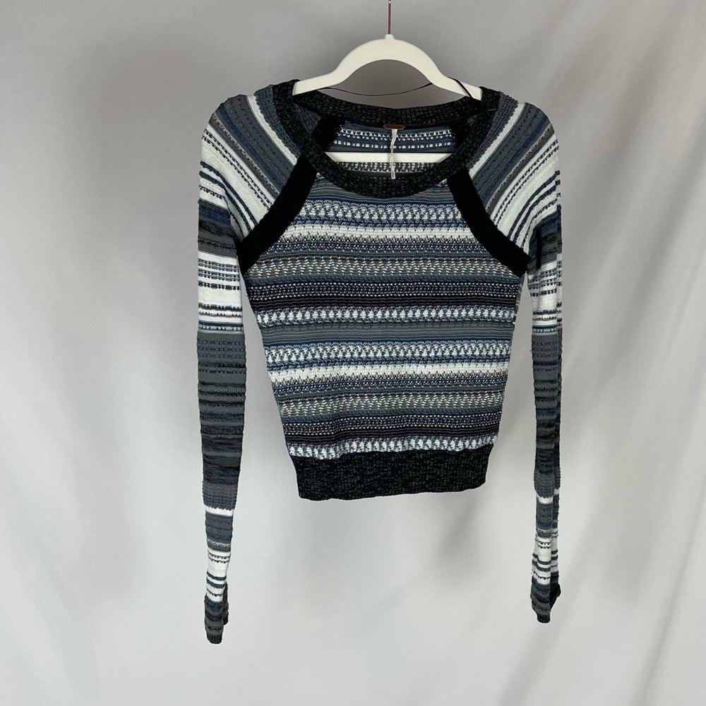Free People Fair Isle Knit Sweater